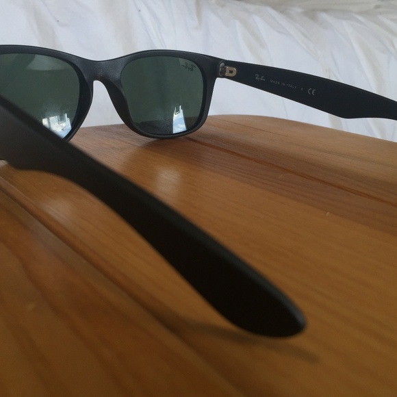 Ray-Ban matte black classic wayfarer sunglasses main image 5